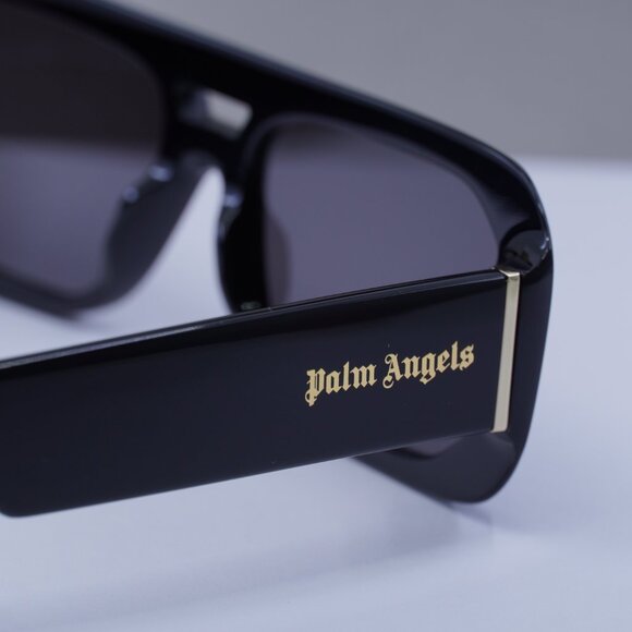 Palm Angels PERI102 WILLOW 1007 Rectangle Sunglasses - Black/Grey main image 9